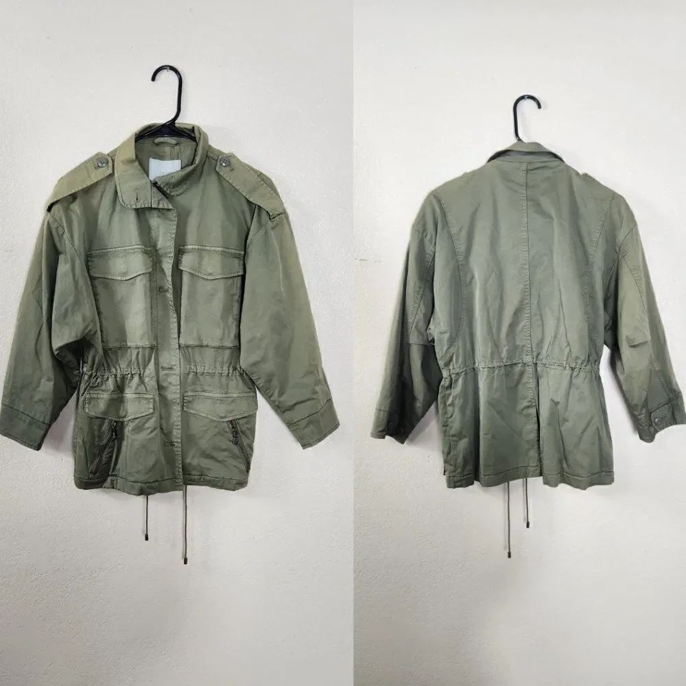 Joie Jenita Utility Jacket - NWT Size XS NWT Olive Green